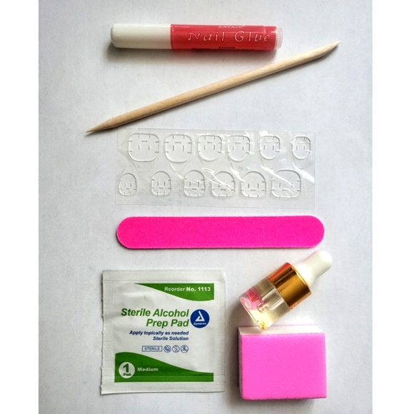NAIL PREP KIT W/CUTICLE OIL | NAIL KIT | PREP KIT | APPLICATION KIT - Picture 2 of 2